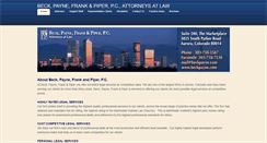 Desktop Screenshot of beckpayne.com